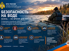 Осенняя рыбалка: Главное управление МЧС России по Архангельской области напоминает о безопасности на вoде